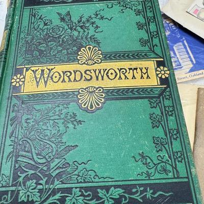 Sale Photo Thumbnail #18: Love story letters stamps, antique photographs, vintage hard back books, post cards.