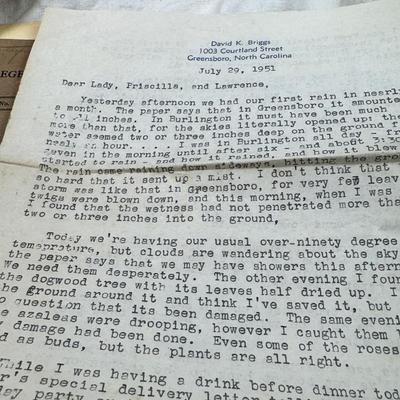 Sale Photo Thumbnail #21: Love story letters stamps, antique photographs, vintage hard back books, post cards.