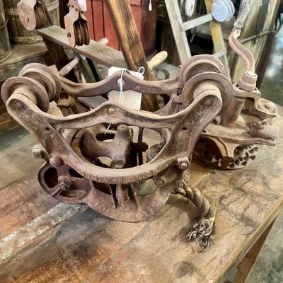 Sale Photo Thumbnail #13: Antique Hay Trolley