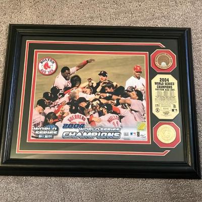 2004 Boston Red Sox World Series Champions Framed Limited Edition Photomint #316/1000