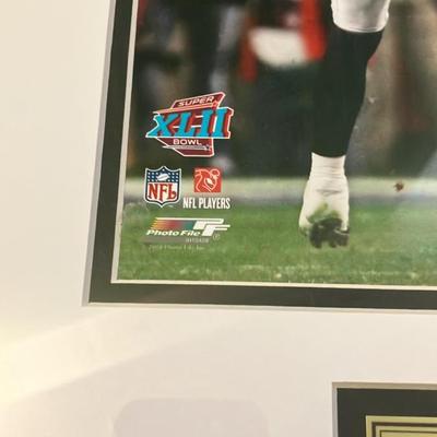 David Tyree Signed Super Bowl XLII Helmet Catch Framed Photo - Giants vs Patriots 17-14 - NFL