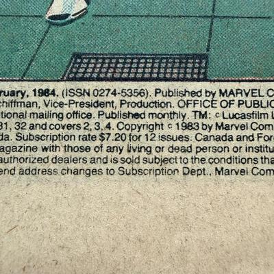 Vintage Star Wars Marvel Comic - 1984 Vol 1 No 80 - Good Condition!