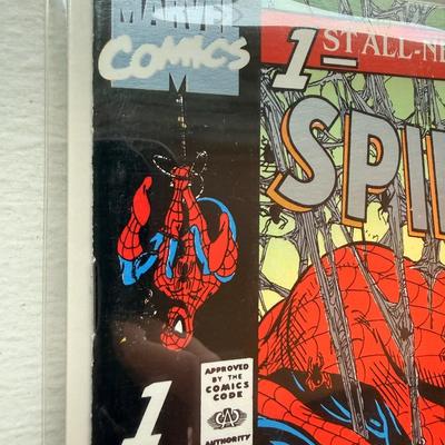 1990 Rare Platinum Cover Spider-Man Comic - Excellent Sealed Condition from Marvel