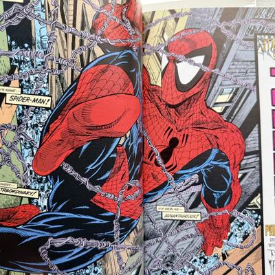 1990 Rare Platinum Cover Spider-Man Comic - Excellent Sealed Condition from Marvel