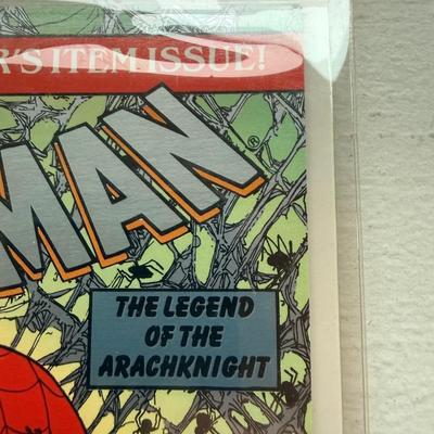 1990 Rare Platinum Cover Spider-Man Comic - Excellent Sealed Condition from Marvel