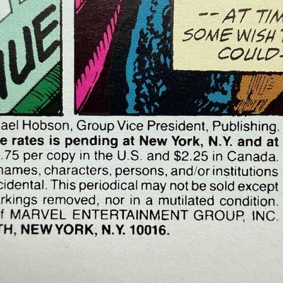 Rare 1990 Platinum Spider Man Comic - Like New Condition