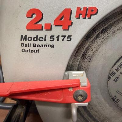 Sale Photo Thumbnail #450: 2.4 HP, 7-1/4" blade.  Model 5175. Tested, runs strong and quiet.