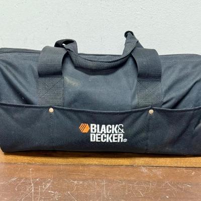 Sale Photo Thumbnail #473: Includes 4 saw blades, sander accessory kit, battery charger, 2 batteries, all 3 original user guides and a black zippered tool bag. Tested, all items work as expected.  Used, but in very good condition.