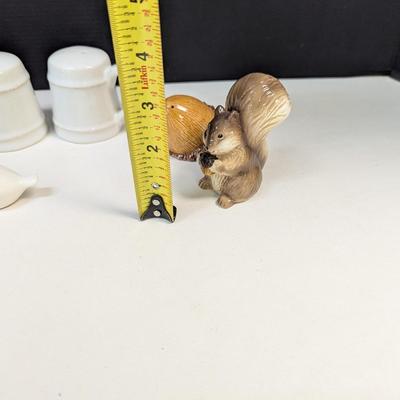 Assortment Of Salt & Pepper Shakers - Gold Shakers By Imperial Glass