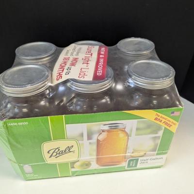Half Gallon Ball Jars