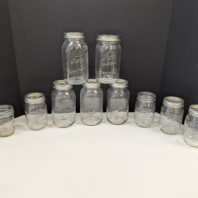 Various Sizes Of Canning Jars
