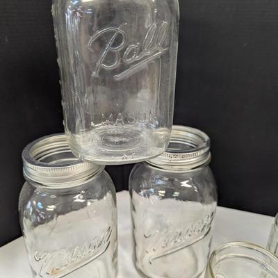 Various Sizes Of Canning Jars