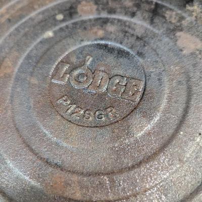 Lodge 12" Cast Iron Square Griddle Pan Skillet