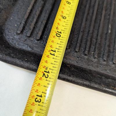 Lodge 12" Cast Iron Square Griddle Pan Skillet