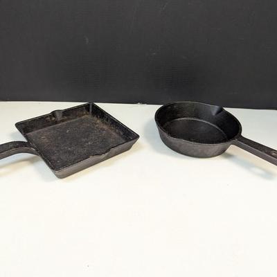 Pair Of 6" Crofton Cast Iron Pans