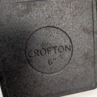 Pair Of 6" Crofton Cast Iron Pans