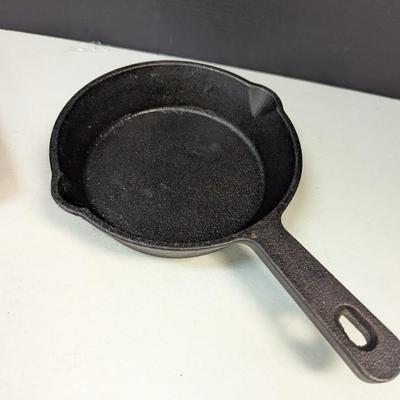 Pair Of 6" Crofton Cast Iron Pans