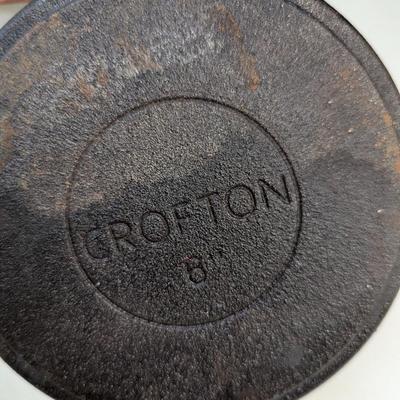 Pair Of 6" Crofton Cast Iron Pans