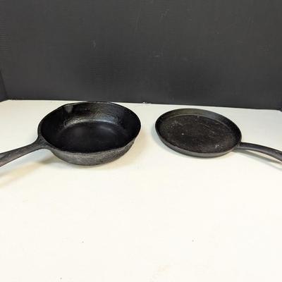 Pair Of Cast Iron Pans