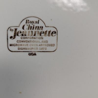 Apple Pie Cherry Pie & Strawberry Royal China Jeannette Dessert Plates