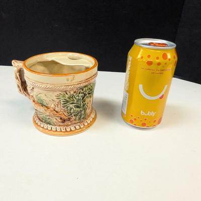 Vintage Mustache Stein Cup Made In Japan