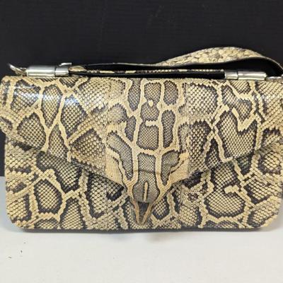 Snakeskin Design Handbag