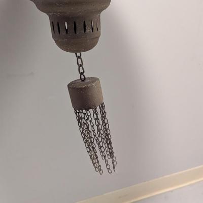 Brass Hanging Candle Lantern