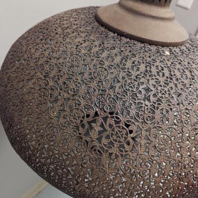 Brass Hanging Candle Lantern