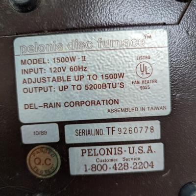 Vintage Pelonis Disc Furnace Model 1500W - II