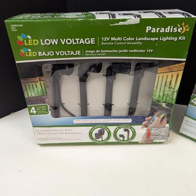LED Low Voltage Multi Color Landscape Lighting Kit