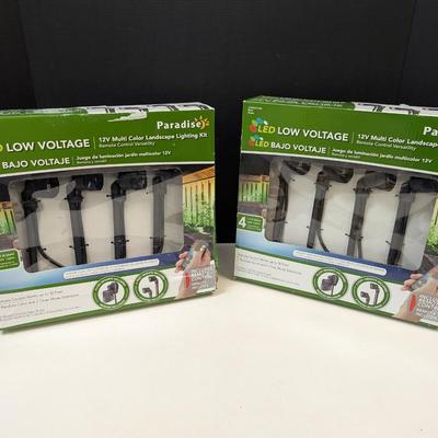 LED Low Voltage Multi Color Landscape Lighting Kit