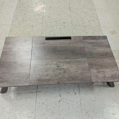 Gray Reading/Writing Lap Tray With Drawer