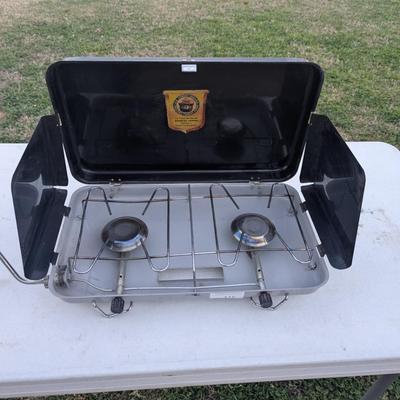 propane camp stove 2 burner