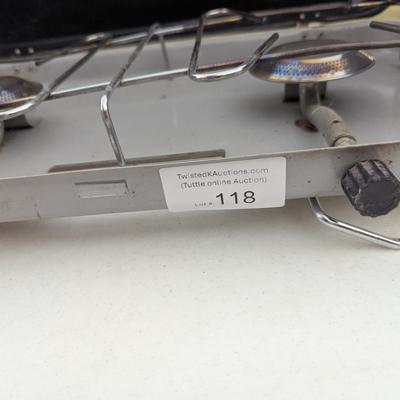 propane camp stove 2 burner