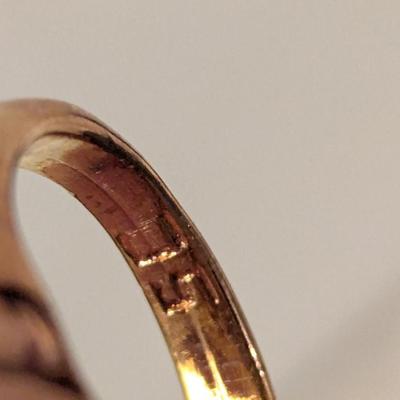 Sarah Coventry gold finish ring size 6.5