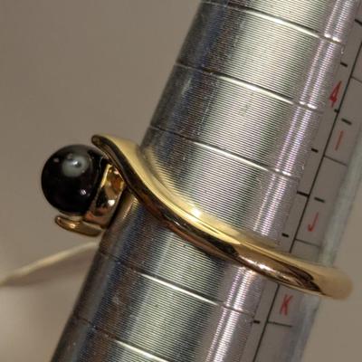 Sarah Coventry heavy gold 18k electroplate size 5