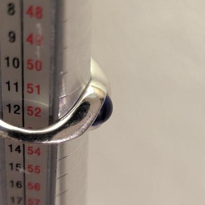 Sarah Coventry royal blue moonstone ring