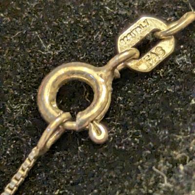 Heart shaped necklace- 1 stone missing