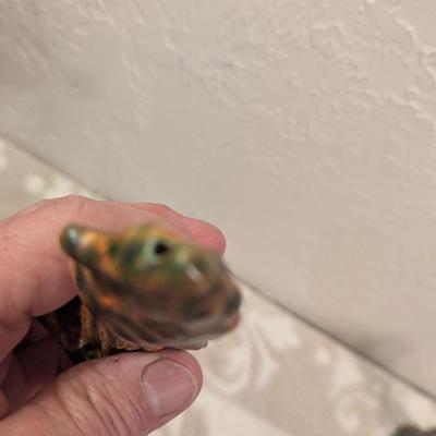 Sea horse ceramic salt and pepper shakers