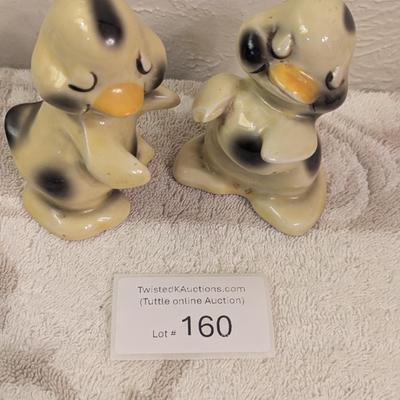 ducklings ceramic salt and pepper shakers