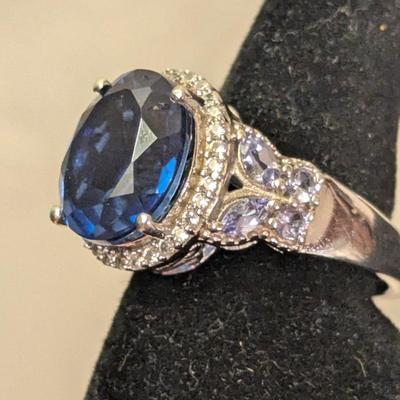 Sterling Silver 925 STS ring size 8