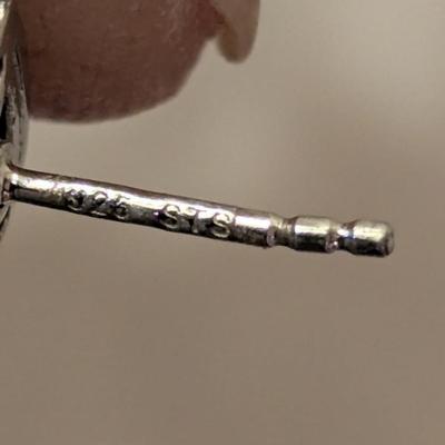 Sterling Silver 925 STS dangle earrings