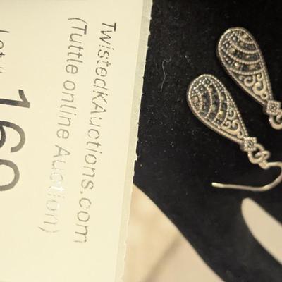 Sterling silver dangle earrings