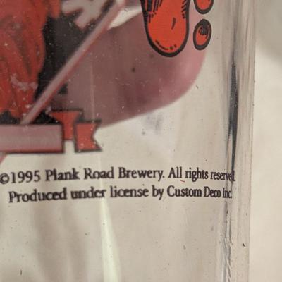 red dog beer glasses set of 4