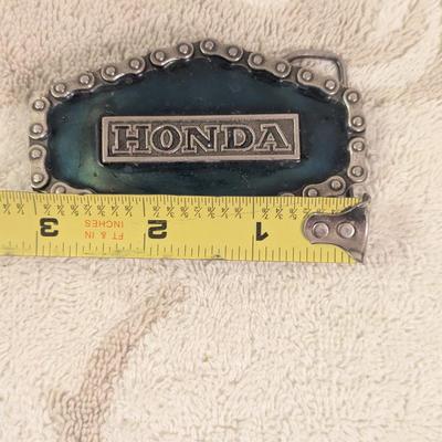 Honda belt buckle 1976 Chicago