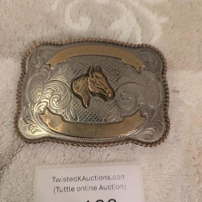 Western belt buckle made in Mexico