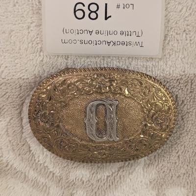 Western belt buckle D