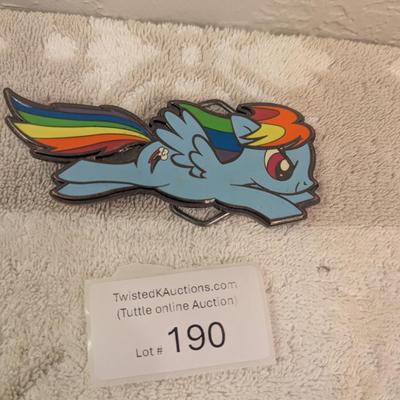 My Little Pony belt buckle