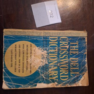 The Dell Crossword Dictionary. - see all photos for condition.