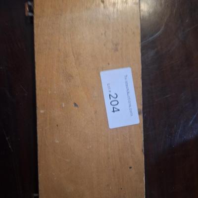 Max-Cal 6" electronic digital caliper in its wooden case.